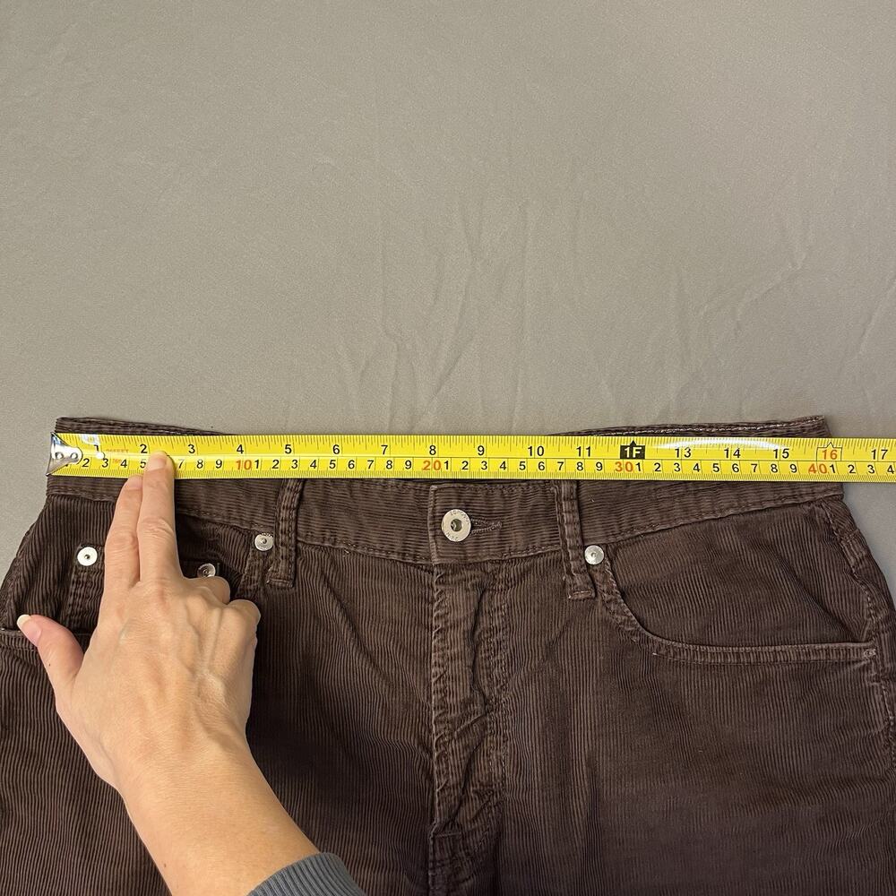 Bonobos Corduroy Pants Mens 31x30 Brown Slim Straight Stretch Classic Trouser - Picture 9 of 12
